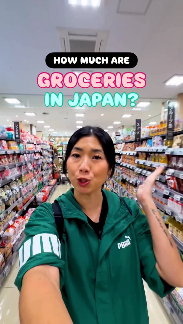 Instagram post by @hangrybynature for Skyscanner. Caption reads: Are groceries cheaper in your country? 💰🛒 A D....
