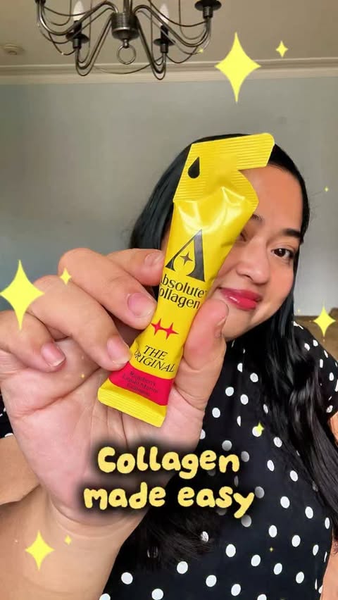 Instagram post by @reviews_lynwrotes for Absolute Collagen. Caption reads: [...] made easy ✨ These ready-to-drink Absolute....