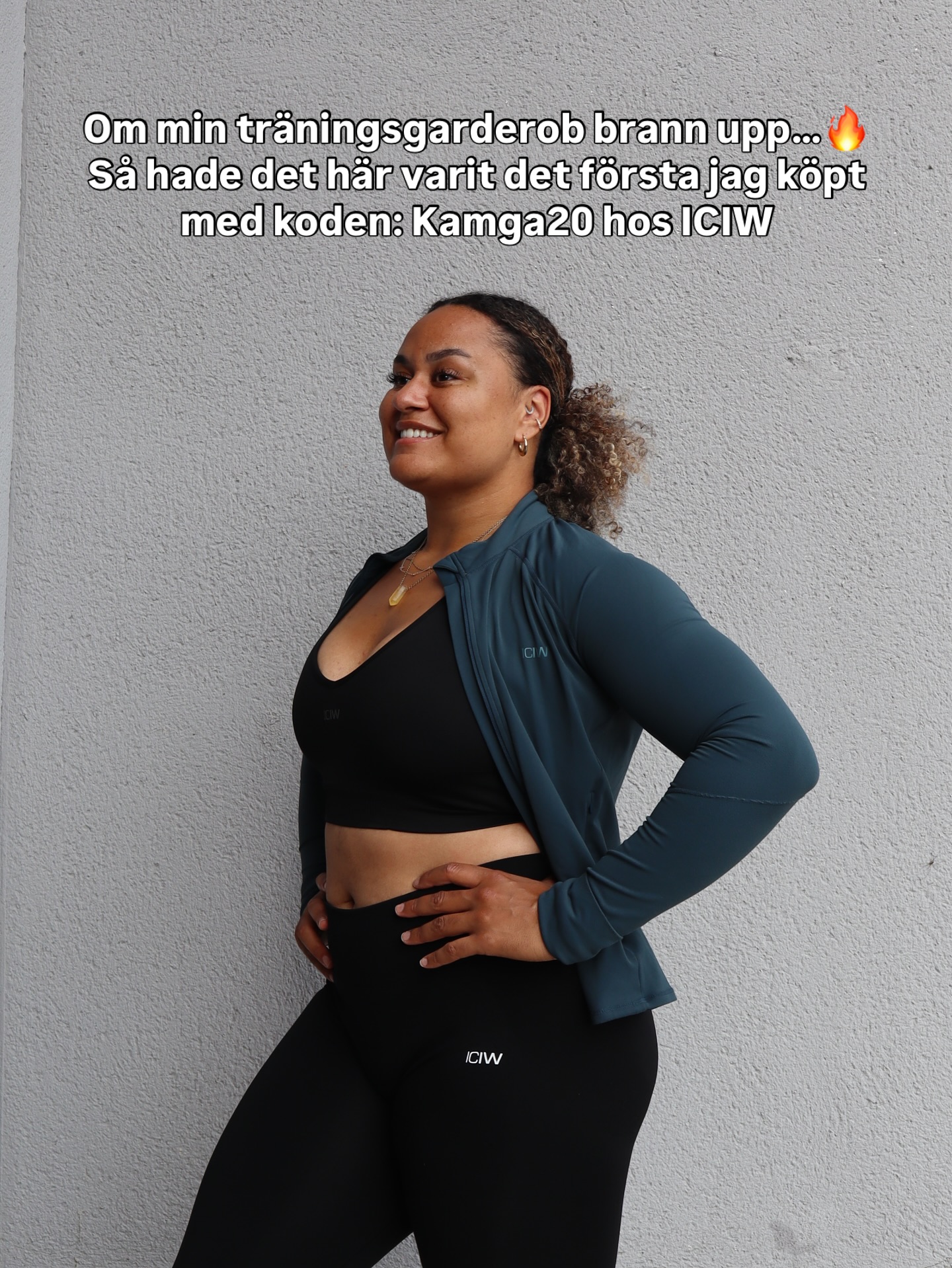 Instagram post by @vanessakamga for Icaniwill. Caption reads: I betalt samarbete med @icaniwill - Är det något....