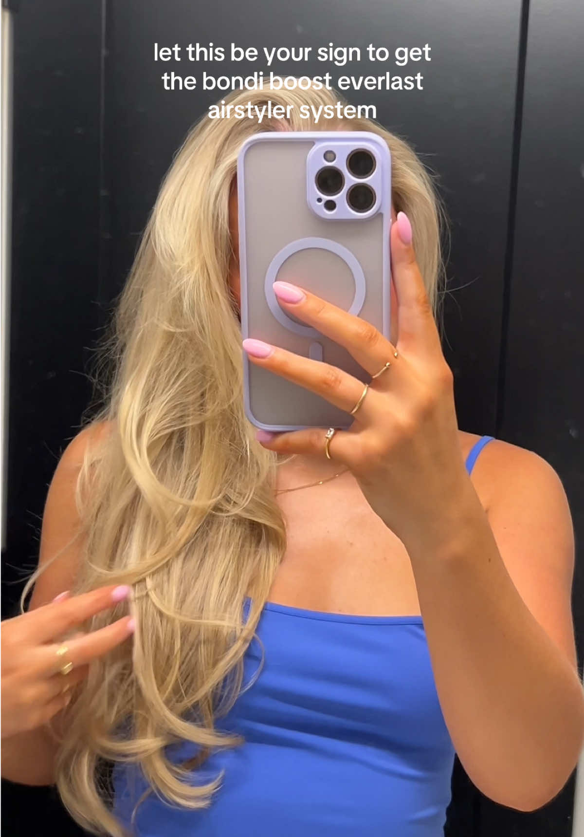 TikTok post by @emilyirlbeck for BondiBoost. Caption reads: 1000% worth the hype👏🏼👀 @BondiBoost #bondiboost....