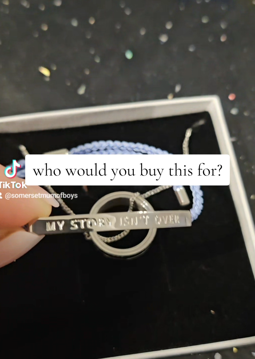 TikTok post by @somersetmumofboys for Soul Analyse. Caption reads: [...] 1 braclet 1 ring 1 necklace from @Soul....
