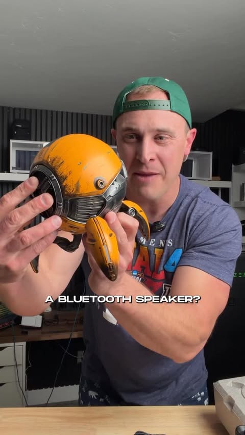 Instagram post by @samsonjc22 for GravaStar. Caption reads: [...] “mars” Bluetooth speaker! Shout out to....
