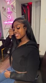 Instagram post by @kriissyk_kreationz for Ebin New York. Caption reads: Quickweave RE-install from start to finish using....