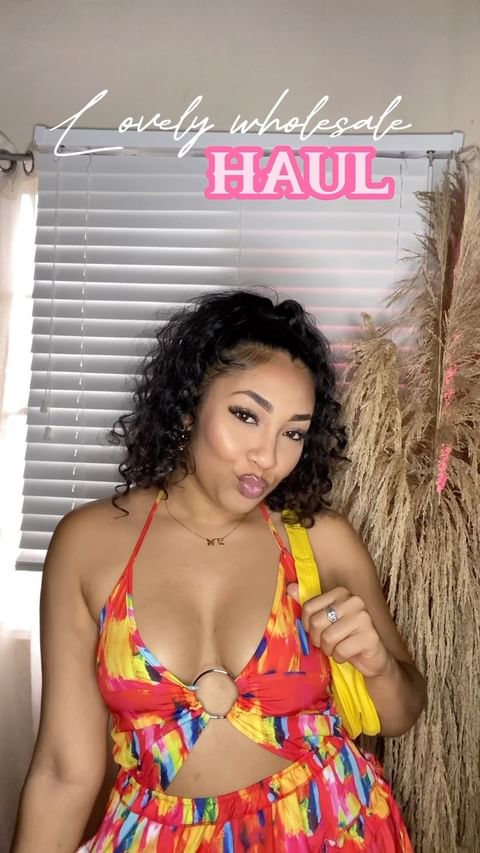 Instagram post by @tonzz_12 for LovelyWholesale. Caption reads: Which is your favorite fit from....