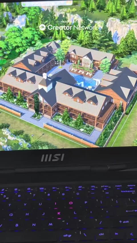 Instagram post by @coki.creative for The Sims. Caption reads: [...] it's finally in the gallery! 
.
Game:....