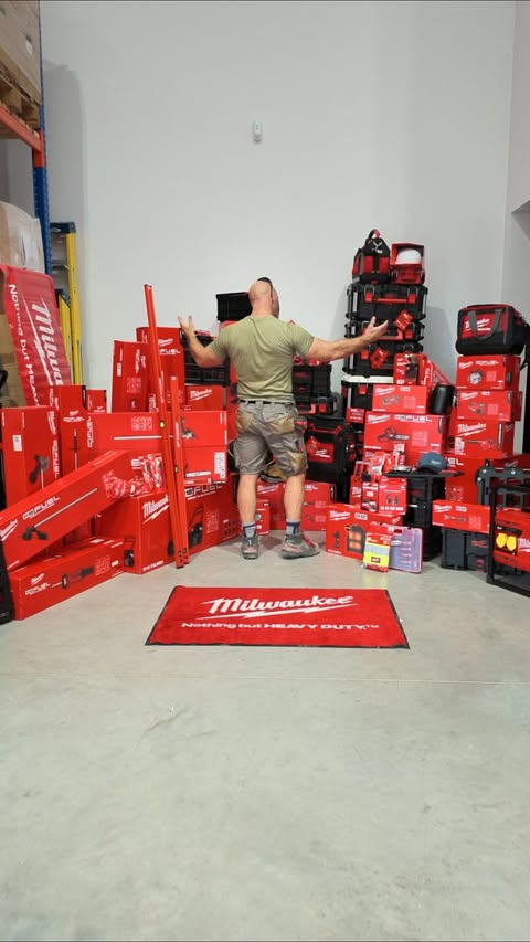 Instagram post by @simonbowlerltd for Milwaukee Tool. Caption reads: [...] I’ve EVER been involved in…......