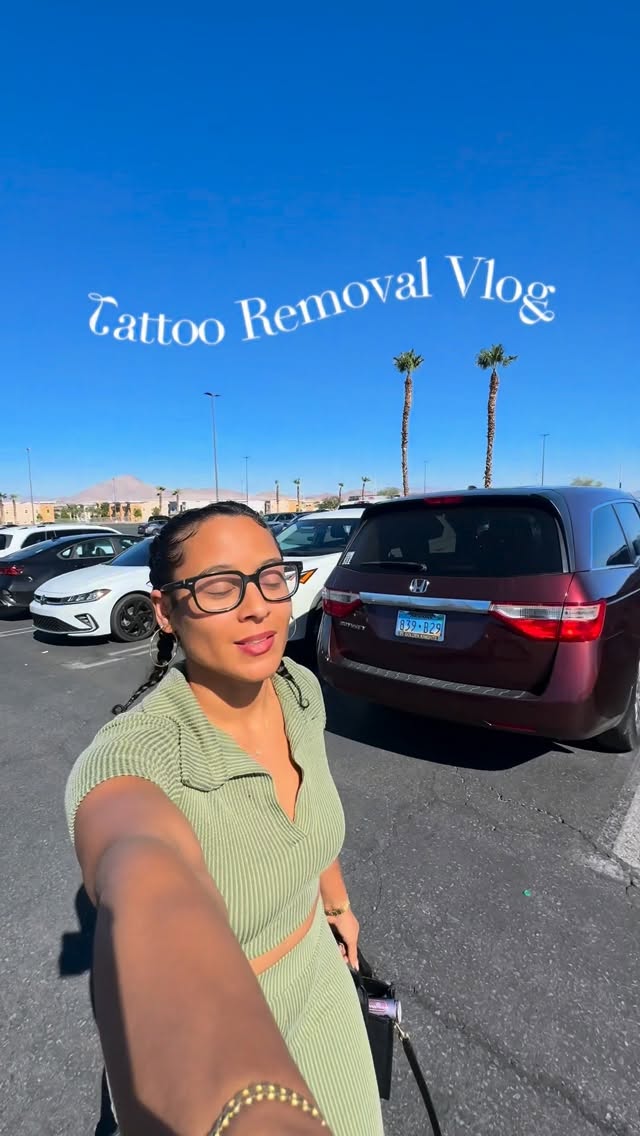 Instagram post by @chellylashun for Removery. Caption reads: Tattoo removal used to feel so taboo… like you had....