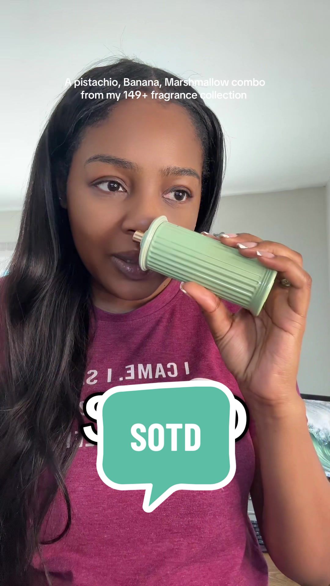 TikTok post by @karabadette for Canvas Beauty Brand. Caption reads: [...] ice cream and marshmallows! 😋 @CANVAS....