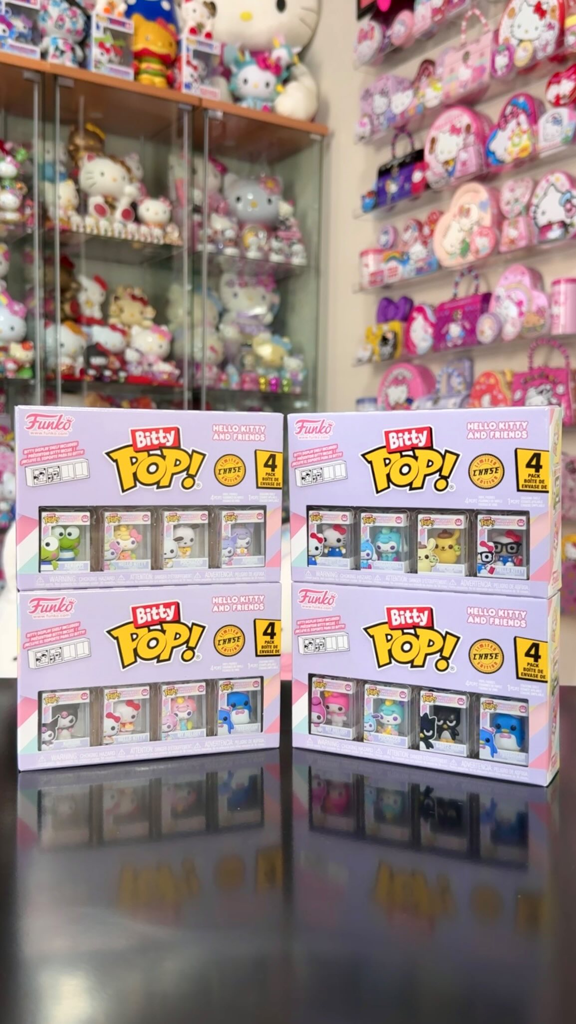 Instagram post by @mcmkitty for Funko. Caption reads: Adding little pops of cuteness to my collection....