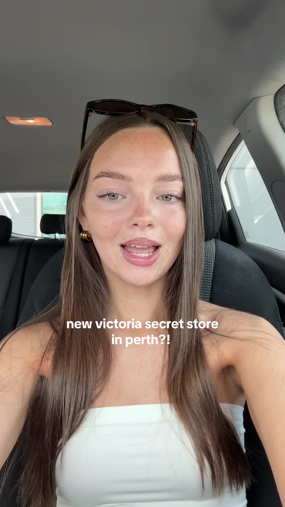 TikTok post by @ciaralillyyy for Victoria's Secret. Caption reads: so happy about this!!! @Victoria’s Secret #fyp....