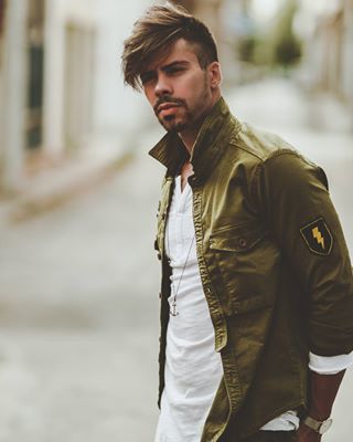 Instagram post by @apostolis_mic for Men’s Fashion. Caption reads: It's been a fun day working with my pal....