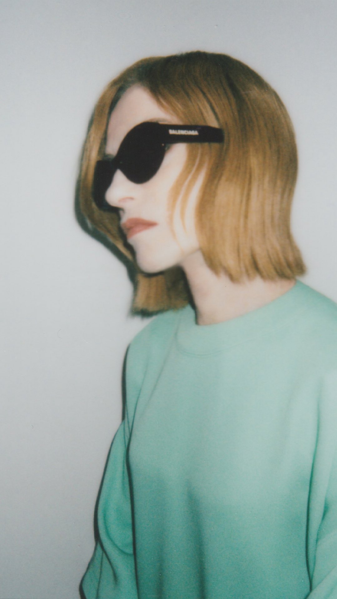 Instagram post by @isabelle.huppert for Balenciaga. Caption reads: Getting ready for Balenciaga Summer 26 with....