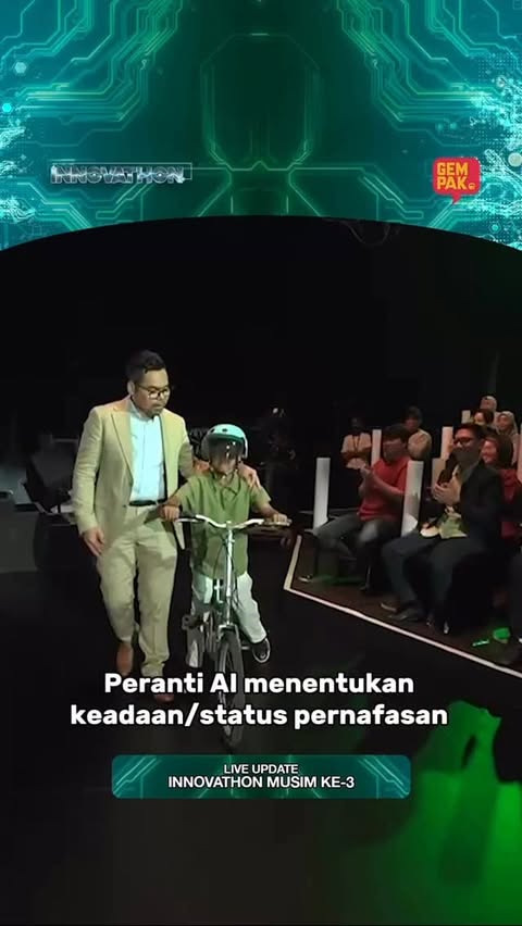 Instagram post by @bambam_studios for Astro Malaysia. Caption reads: Kuat semangat adik kita dan dengan adanya Inivasi....