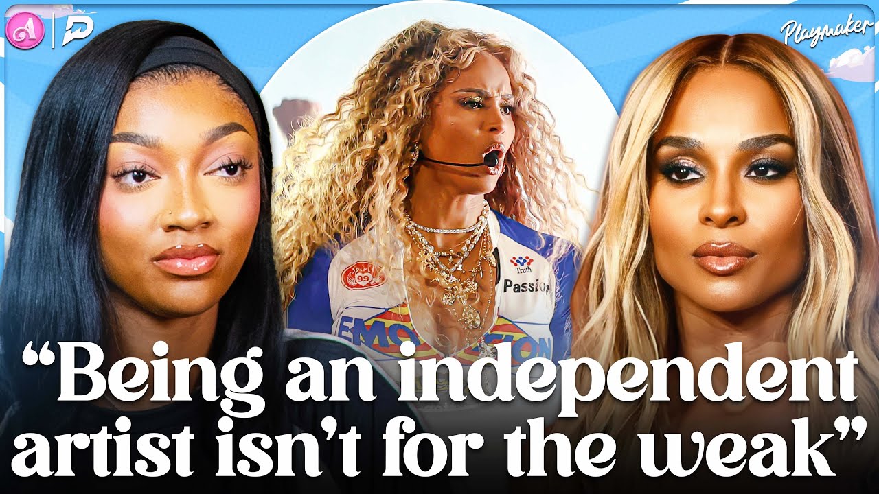YouTube post by @UnapologeticallyAngelShow for Playmaker. Caption reads: Ciara Explains How Being An Artist Comes With....