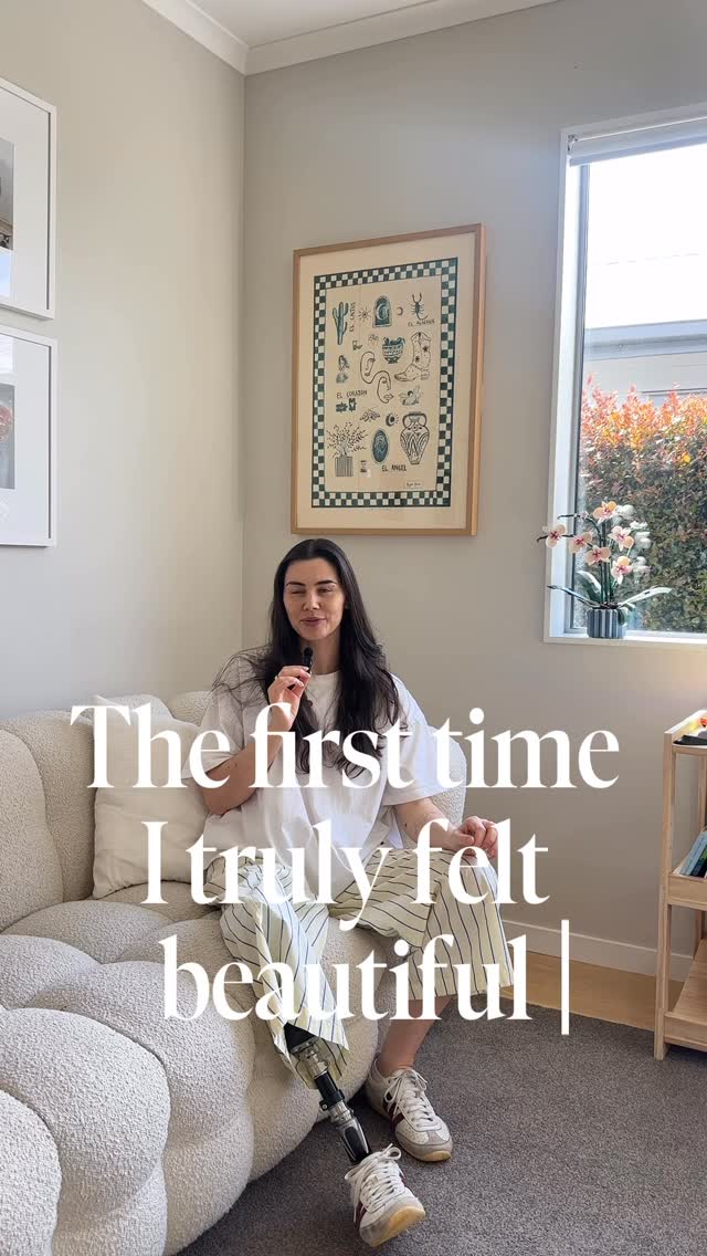 Instagram post by @jessicaemilyquinn for MECCA. Caption reads: The first time I truly felt beautiful wasn’t when....