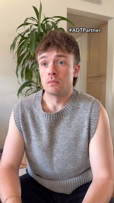 Instagram post by @itschazmay for ADT. Caption reads: #ADTPartner #ADTAd Protected by @adtsecurity .....