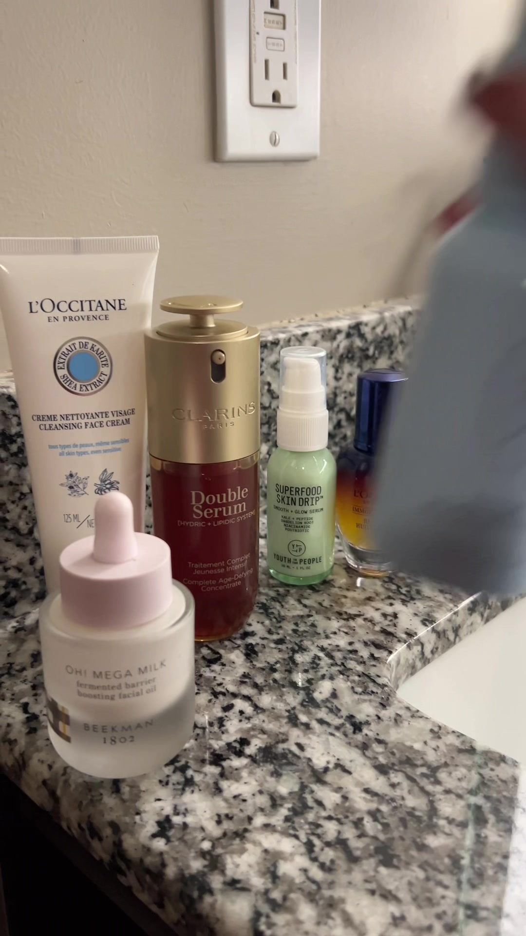 TikTok post by @natondeck for Dr Brandt Skincare. Caption reads: My skincare routine ft all new products 🧖🏾‍♀️....