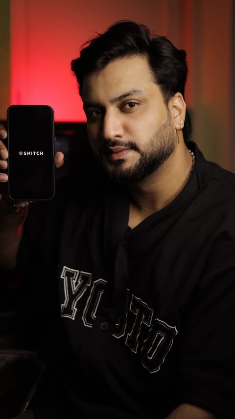 Instagram post by @d3v.ashish for Snitch. Caption reads: Waiting for NEW DROPS 😍😍😍 @snitch.co.in....