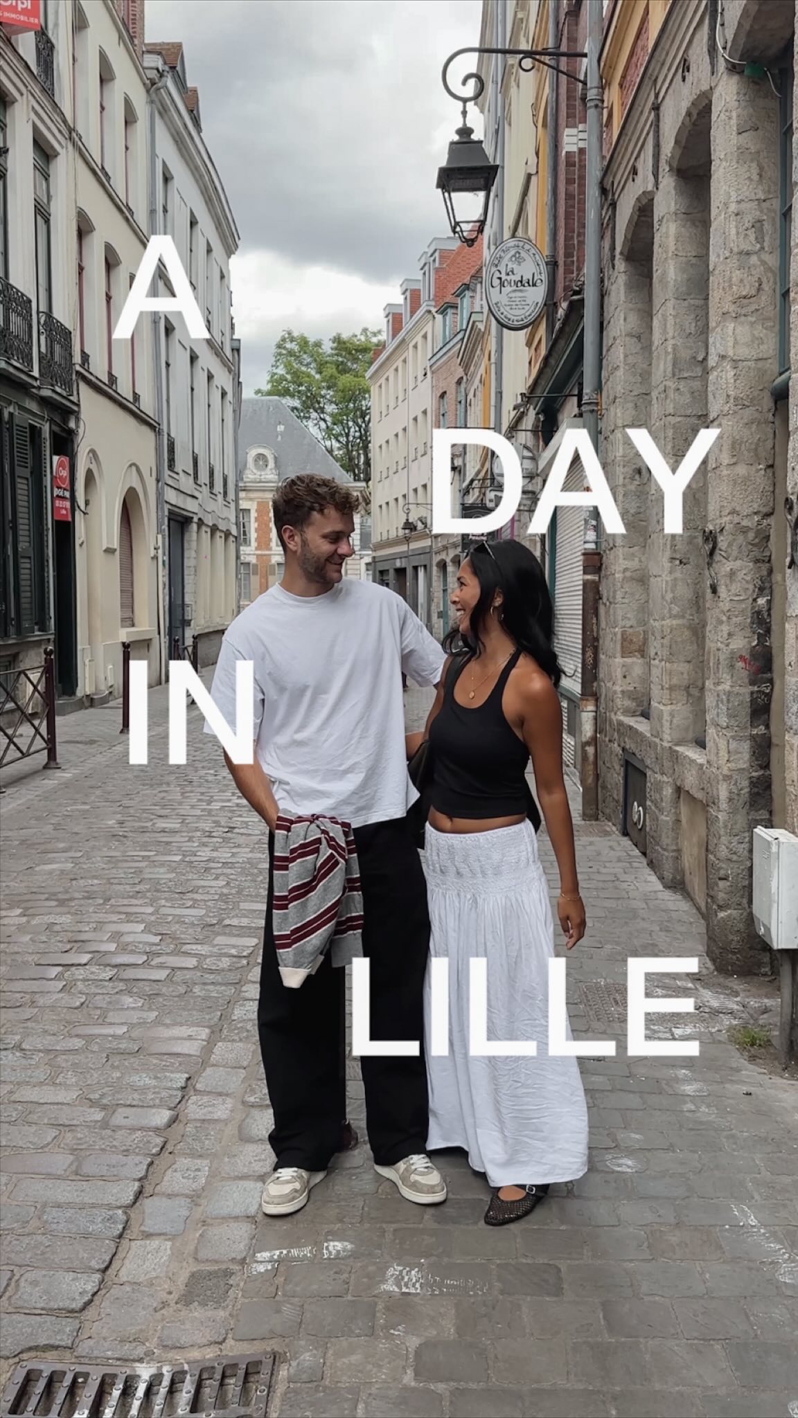 Instagram post by @wear.juti.eats for Blank Street. Caption reads: spend the day with us in Lille 🇫🇷 the perfect....