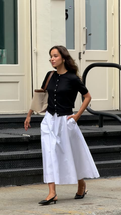 Instagram post by @rutaenroute for Ann Taylor. Caption reads: Elevated & chic with @anntaylor.🔥 Comment LOOK....