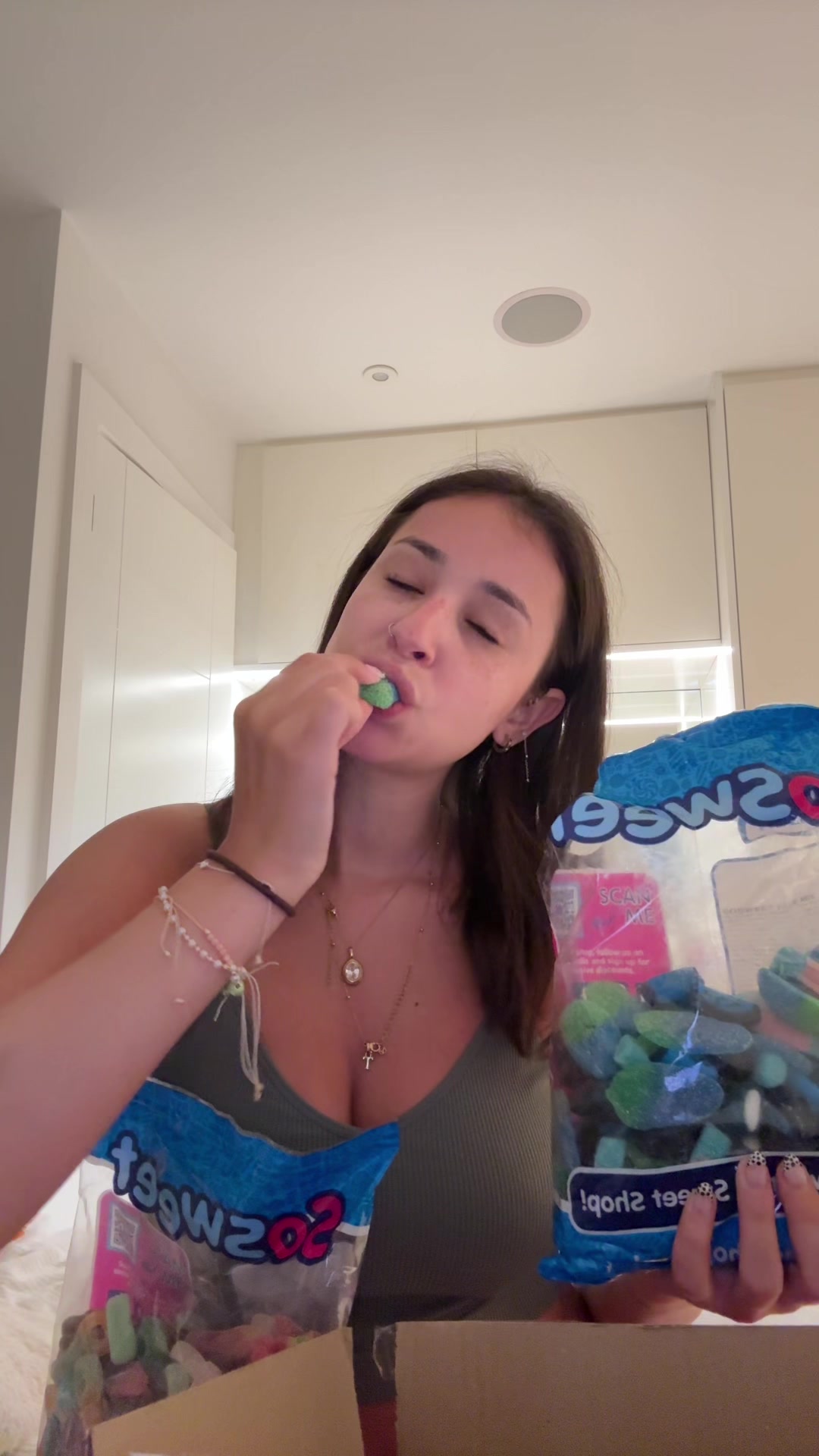 TikTok post by @maisiestrongx for SoSweet. Caption reads: [...] is an under statement #sweettreat @SoSweet .