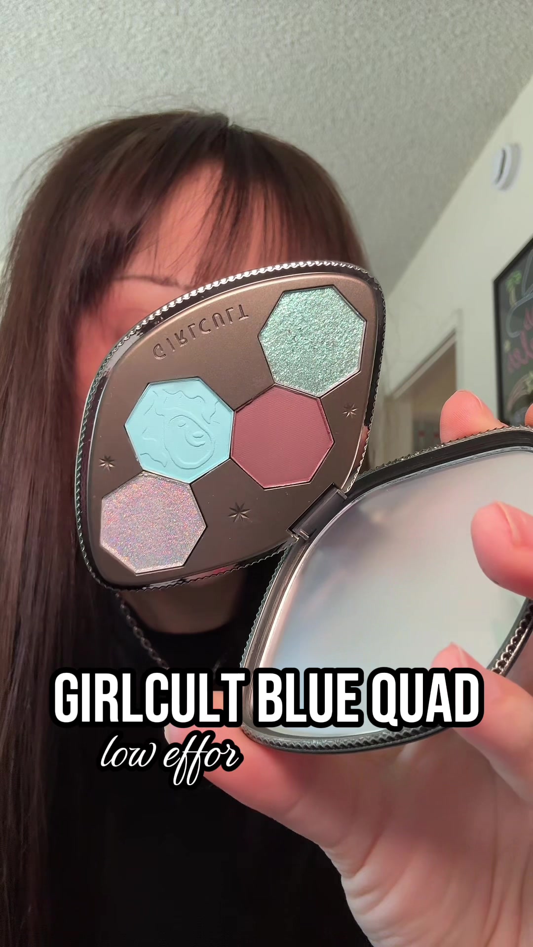 TikTok post by @itsjuliakbye for Girlcult Cosmetics. Caption reads: i will forever simp SO HARD for @Girlcult....