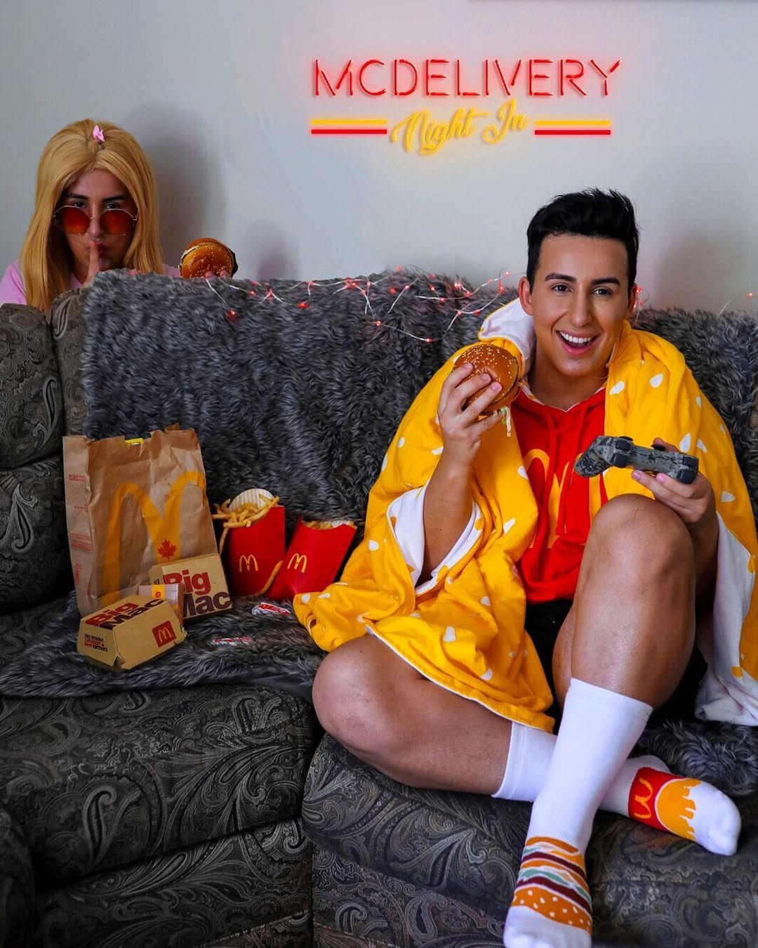 Instagram post by @dankipnis for SkipTheDishes. Caption reads: Today is an exciting day because... its....