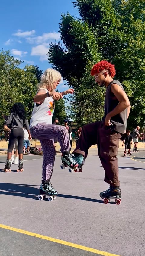 Instagram post by @applebywalkercaptures for Jordan. Caption reads: Skate Lisa’s endless energy 🔥 Enjoying the vibes....