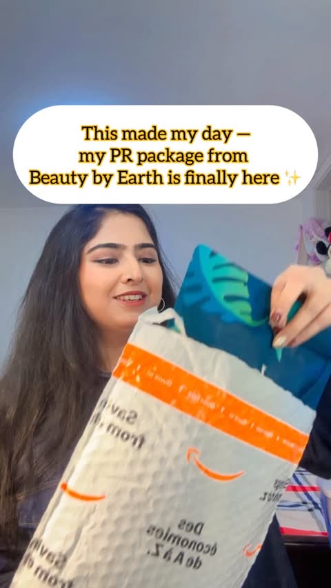 Instagram post by @miss_saggu_ for Beauty By Earth. Caption reads: First PR of 2026 ✨🤍 @beautybyearthpartners Thank....