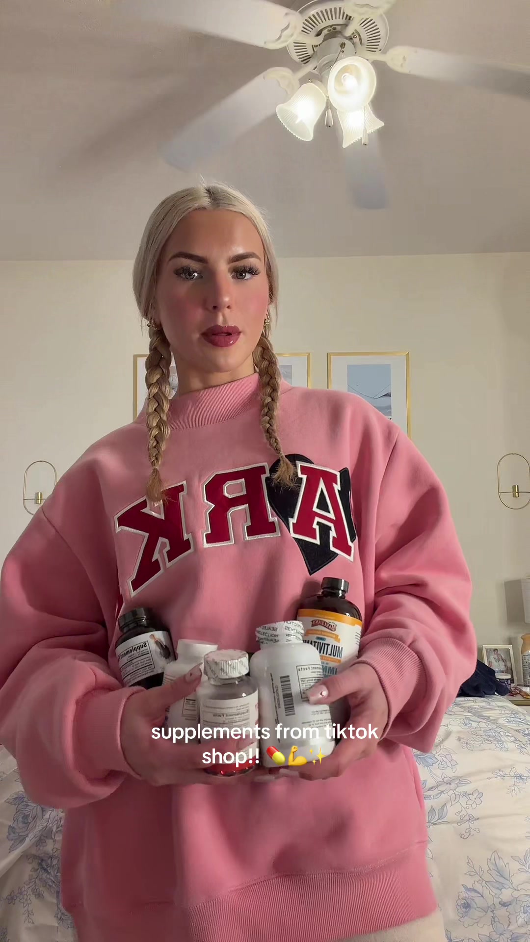 TikTok post by @orianna_williams for Barlean's. Caption reads: [...] 🩷💪✨ @WeeKit7 @Natural Cure Labs @Barlean's....