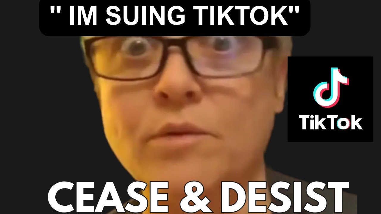 YouTube post by @WHITEBOY_RADIO for Sticker Mule. Caption reads: Bullhorn Betty Takes on TikTok: The Shocking....