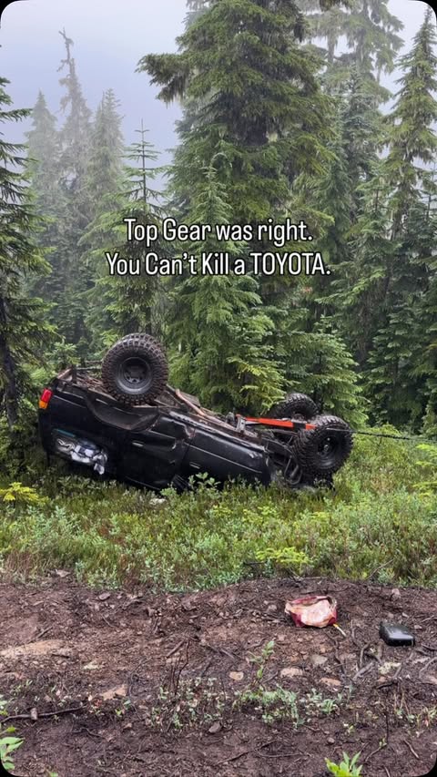 Instagram post by @connor__lund for Toyota. Caption reads: Follow for more Toyota. This is a Toyota....