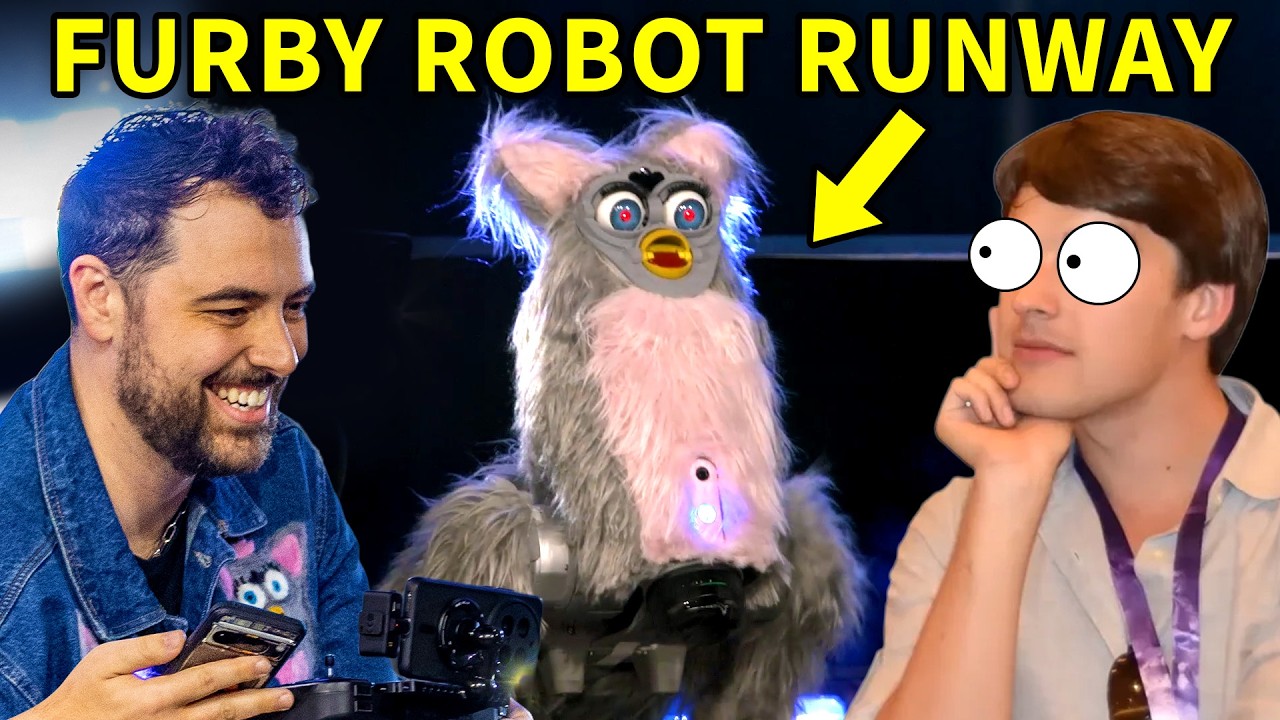YouTube post by @EvanAndKatelyn2 for KiwiCo. Caption reads: They Let Us Bring our Cursed Furby Robot Dog to a....