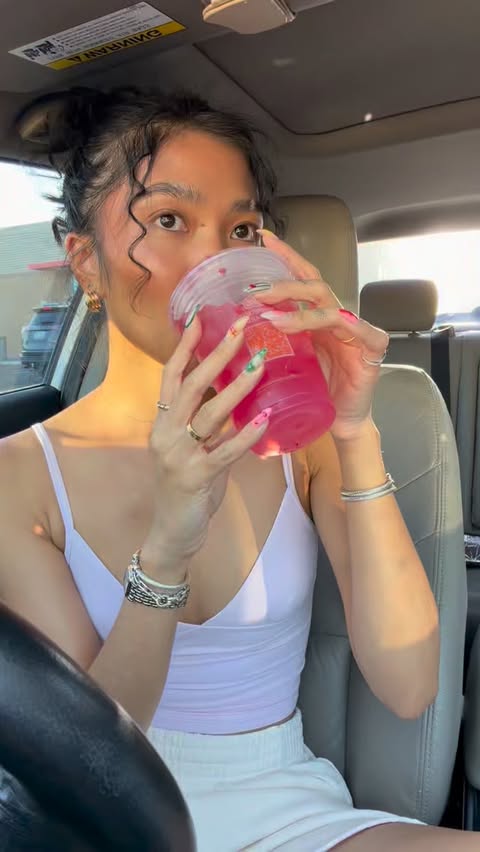 Instagram post by @theashleygreenlee for Whataburger. Caption reads: [...] this was needed 🍔🍟🥤 @whataburger • •....