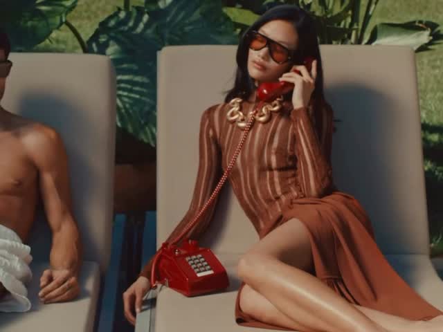 Instagram post by @jessie.li._ for CULT GAIA. Caption reads: Resort campaign for @cultgaia and work with....