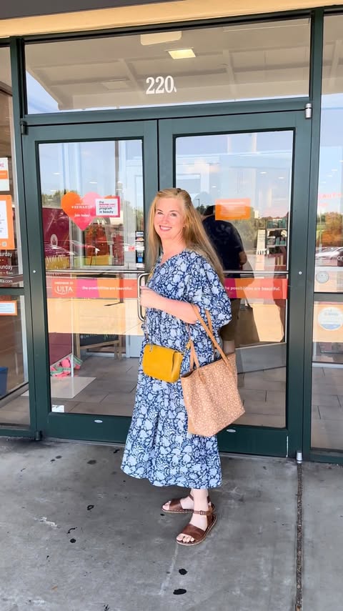 Instagram post by @yogathroughmenopause for Ulta Beauty. Caption reads: [...] for generations. 💕 I stopped by @ultabeauty....
