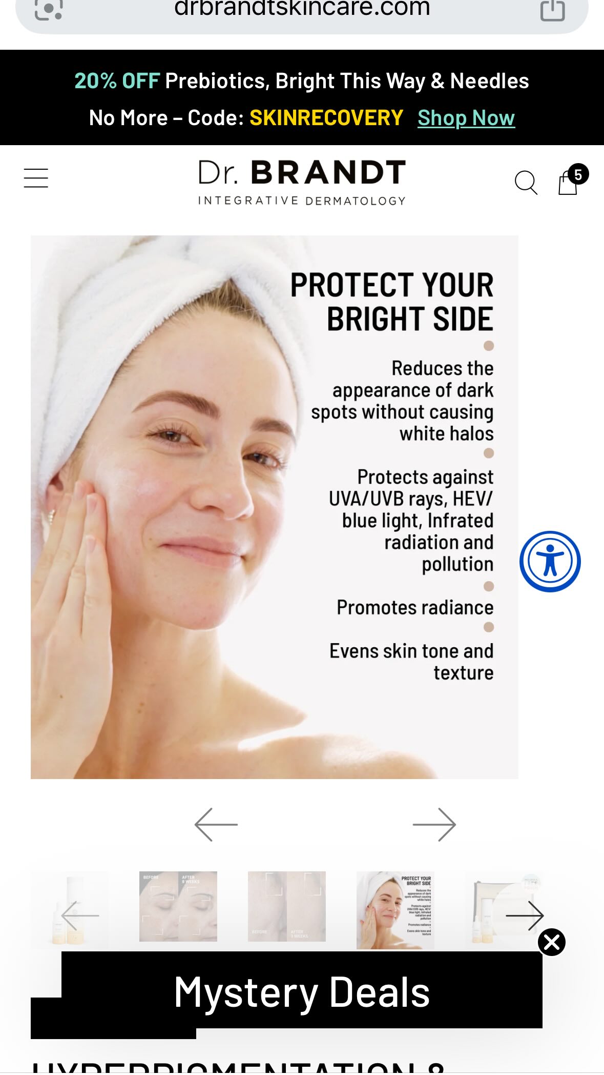 Instagram post by @ashleyspivey for Dr. BRANDT Skincare. Caption reads: ✨ If you’ve struggled with melasma or....