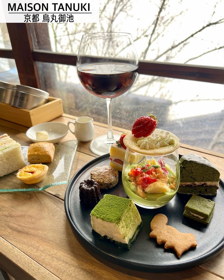 Instagram post by @popota1016 for Maison Tanuki Kyoto. Caption reads: . 📍 MAISON TANUKI／京都 @maison_tanuki_kyoto 町屋で楽しむ....