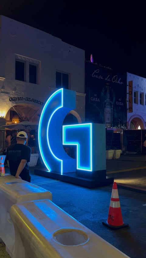 Instagram post by @sideoftech for Logitech G. Caption reads: @logitechg invited me to go out to their G Play....
