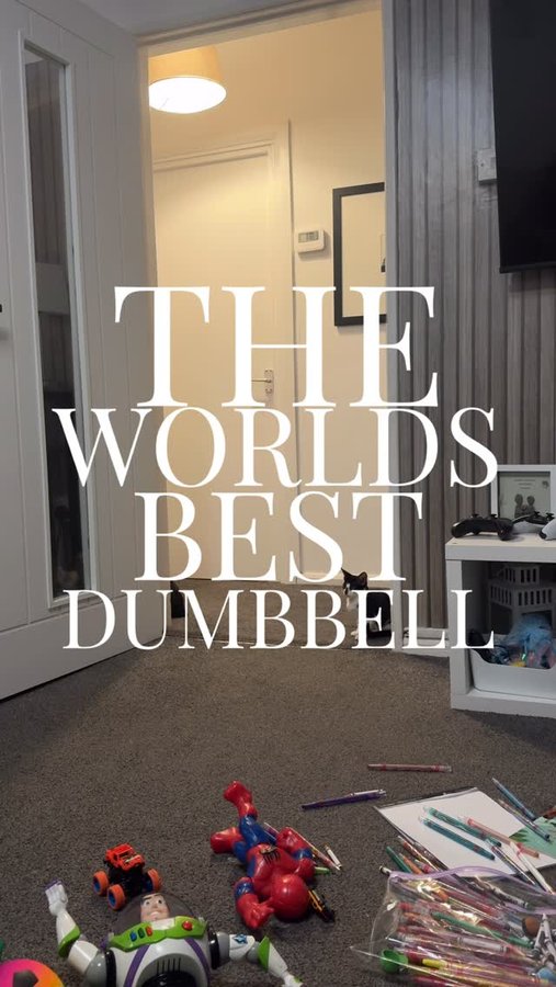 Instagram post by @trainwithind for PowerBlock. Caption reads: [...] doesn’t mean the session stops.

My....