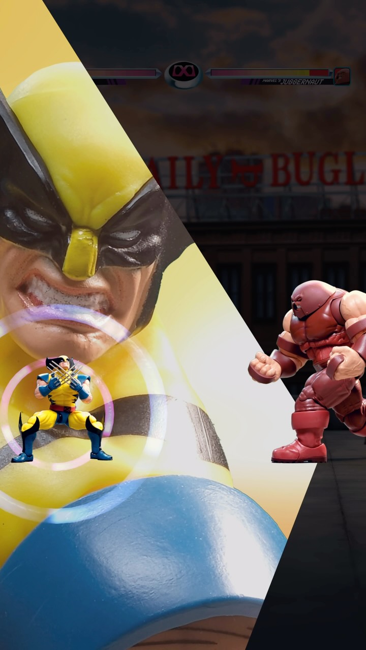 Instagram post by @plasticaction for Hasbro Pulse. Caption reads: The Marvel Legends Series Gamerverse collection....