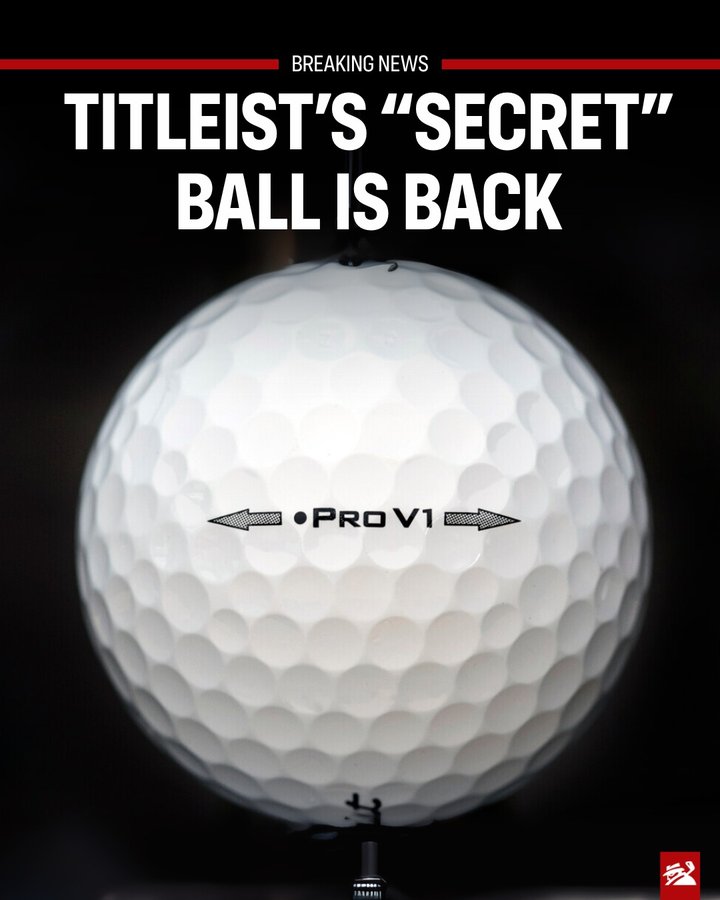 Instagram post by @mygolfspy for Titleist. Caption reads: And people are paying $200 a dozen...

Mark your....