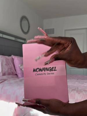 TikTok post by @prettyfacedlalaa for Wowangel. Caption reads: [...] code LALA20 for $$ off link in bio 🎀....