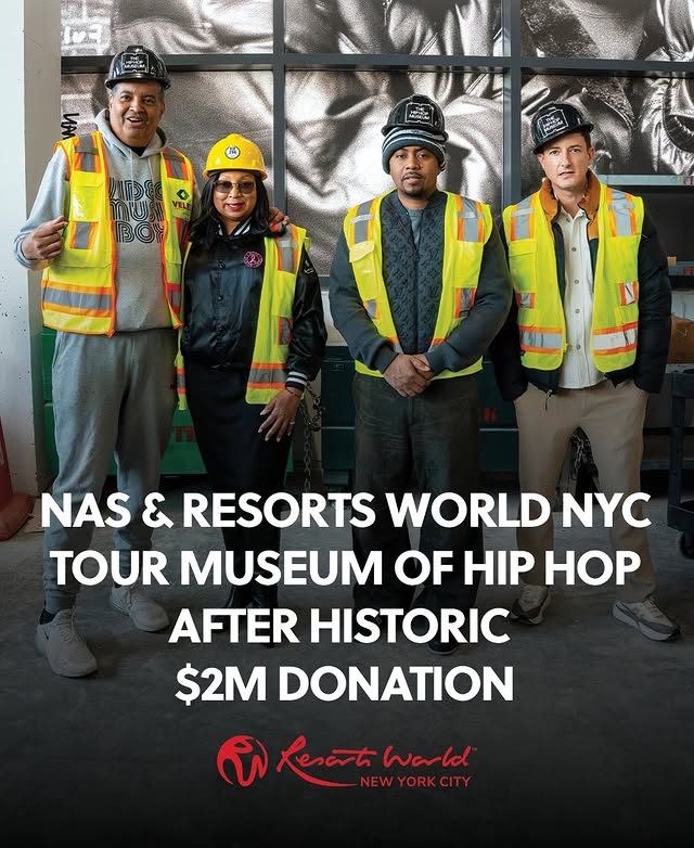 Instagram post by @resortsworldnyc for Mass Appeal. Caption reads: From the Bronx to Queens and back again. Resorts....