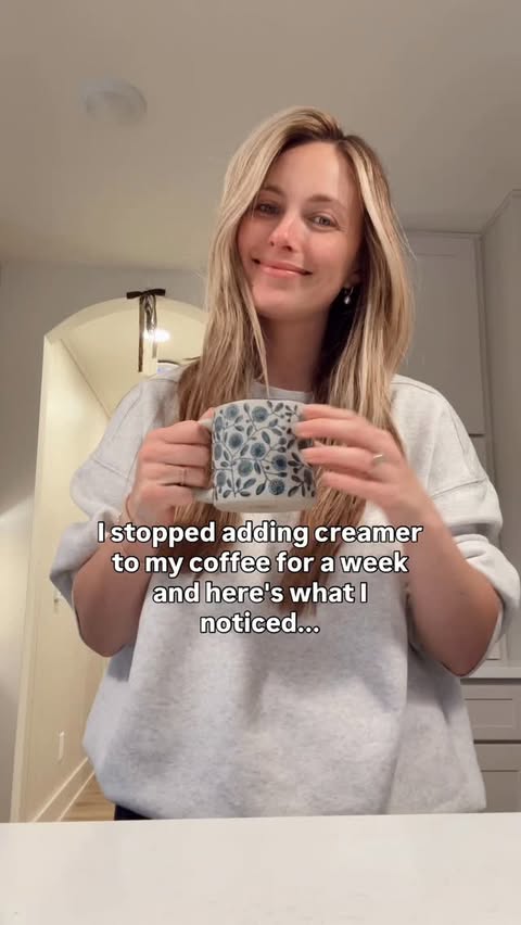 Instagram post by @torimasters for Chobani. Caption reads: @chobani ilysm 🤍☕️ & let’s be real, 
i never....