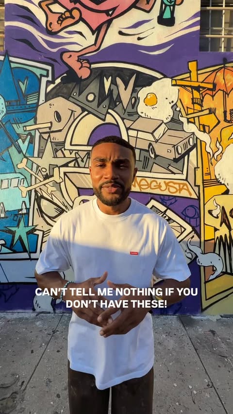 Instagram post by @runwithbigj for LOEWE. Caption reads: [...] now, get your sh*** together! 

@on x @loewe....