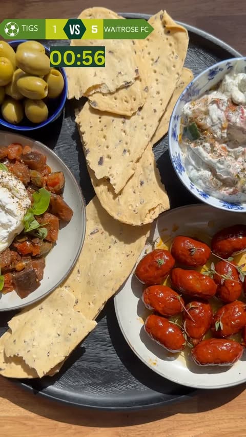 Instagram post by @life_with_tigs_ for John Lewis & Partners. Caption reads: ad | My time to shine: a 15 minute grazing board....