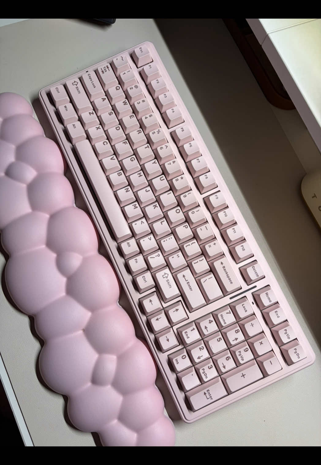 TikTok post by @wfhwithjas for Aula. Caption reads: [...] a quiet wfh day🥰 Grab you one! ⬆️ @Aula....