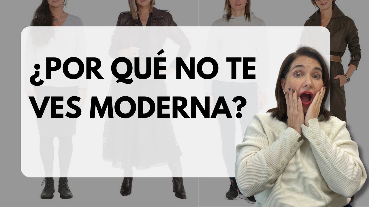 YouTube post by @buscandotuestilo for VESIICA. Caption reads: 7 Style Mistakes That Make You Look Older (40+) |....