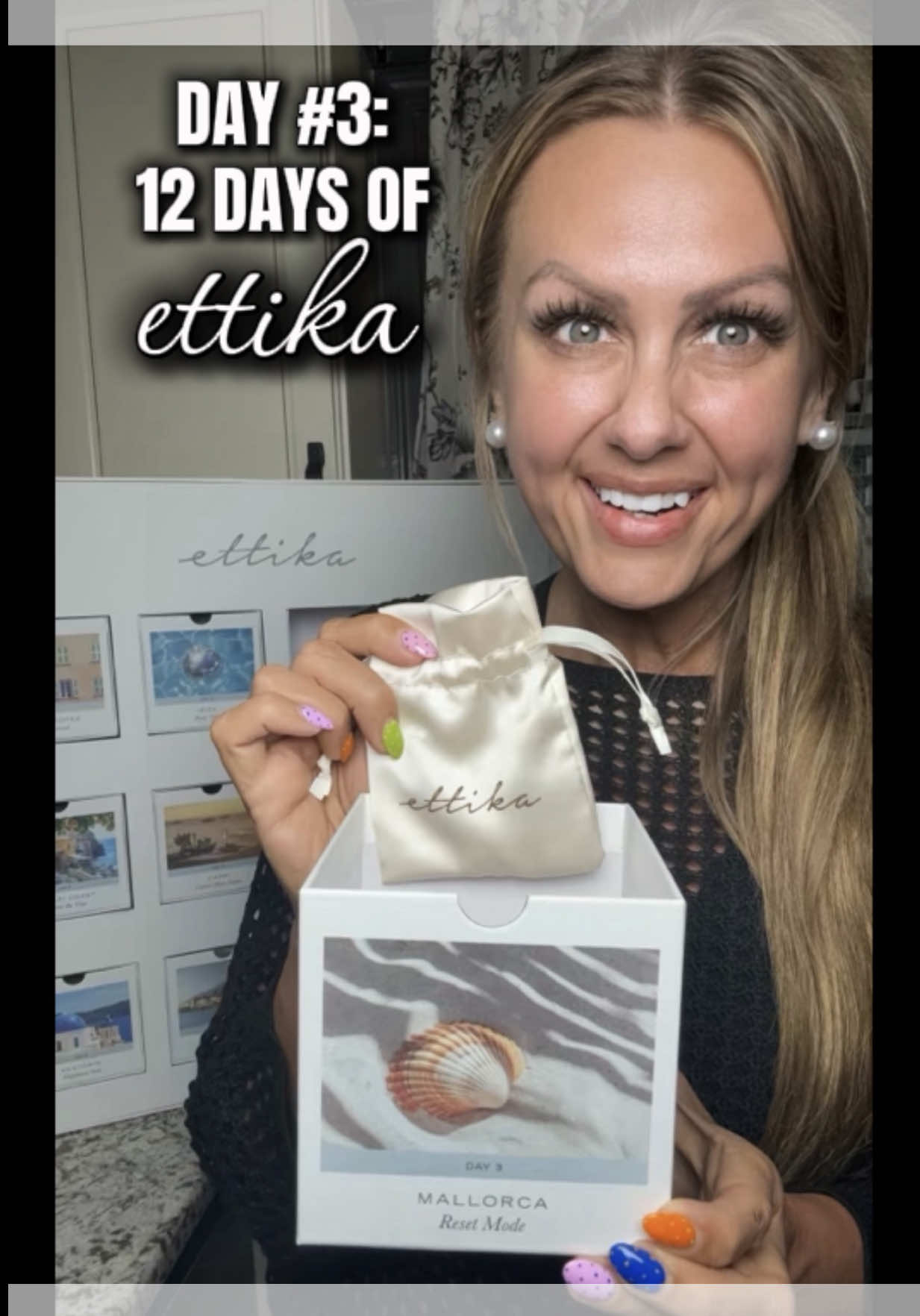 TikTok post by an influencer for Ettika. Caption reads: [...] a European summer getaway? 💙 @Ettika....